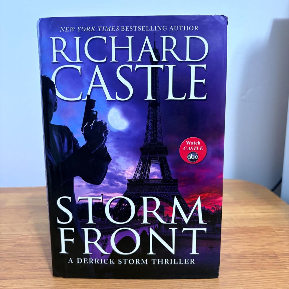 Storm Front Richard Castle 1st Edition 1st Print English Book Hardcover w/ DJ